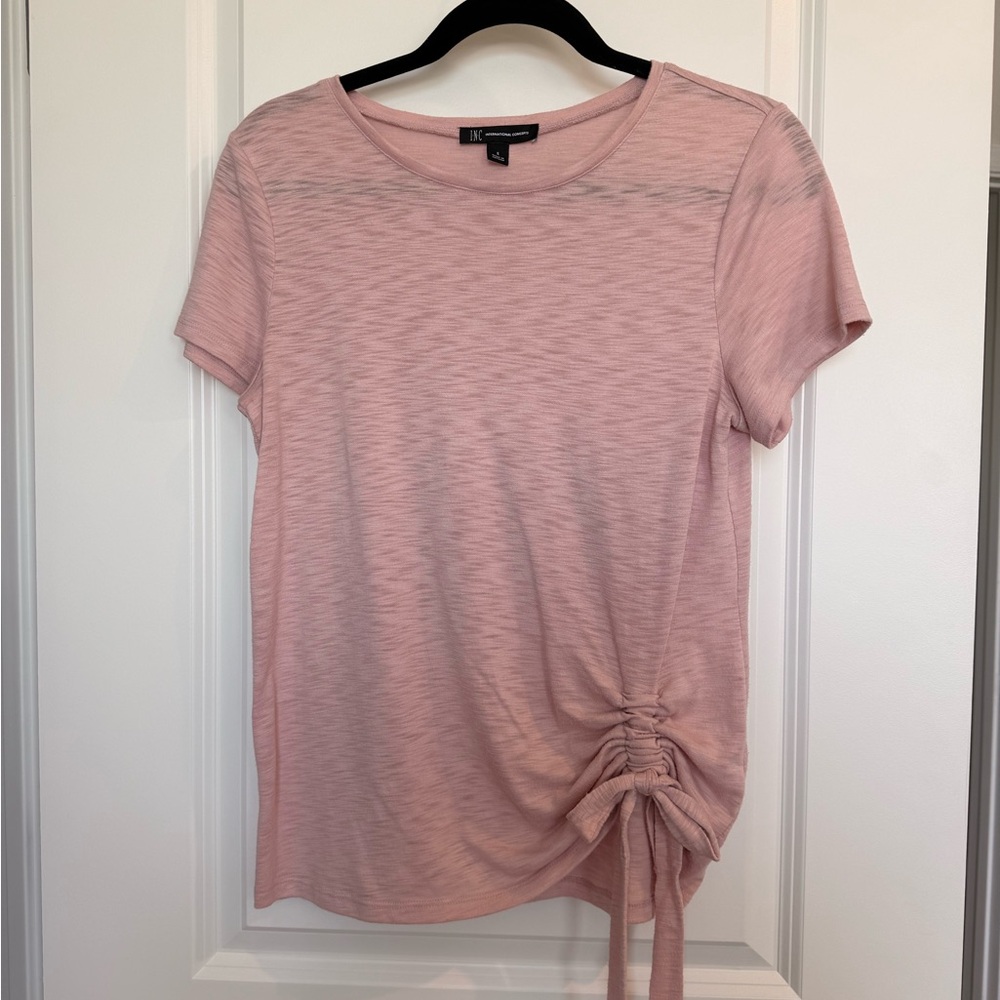INC International Concepts Pink Short Sleeve Tee